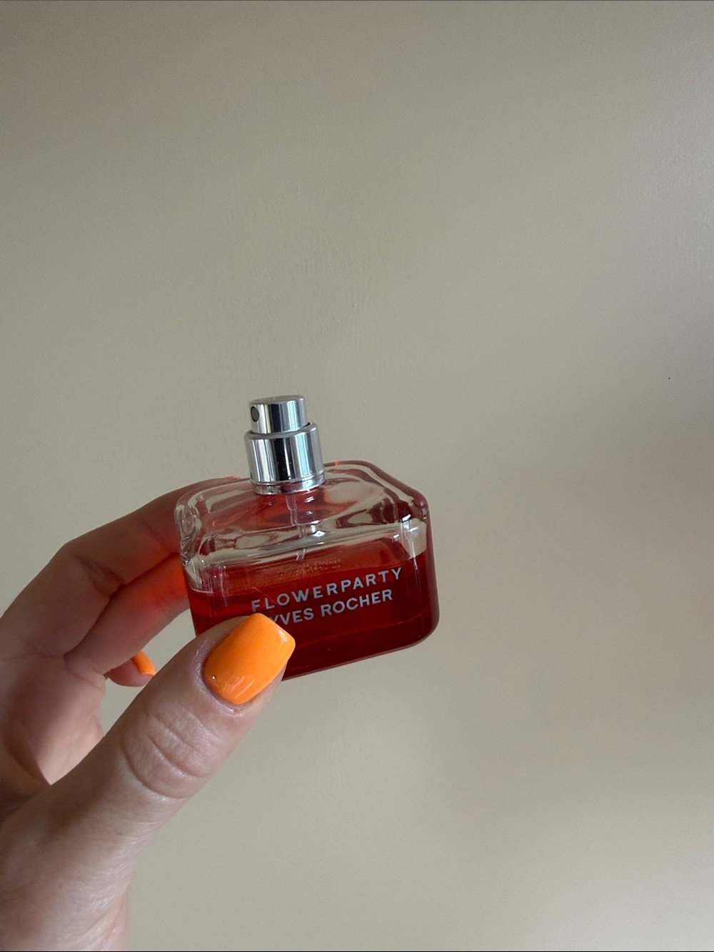 Yves Rocher Flowerparty Eau de Parfum - Red Bottle with Silver Spray